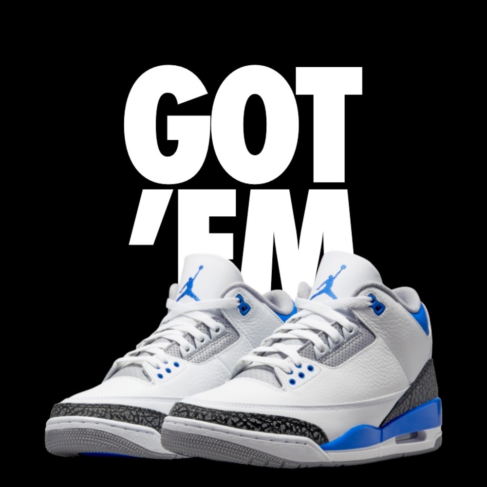 Air Jordan 3 Retro Racer Blue